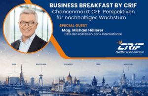 Crif Business Breakfast mit Michael Höllerer