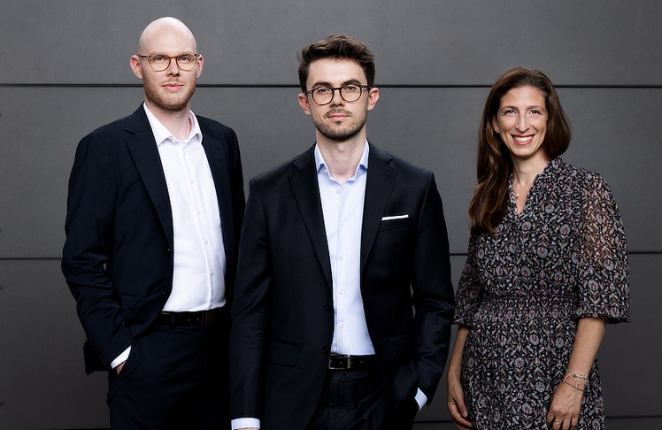 V.l.n.r.: Paul von Groote, Oskar Stoklosa und Alma Mautner © Marlena König