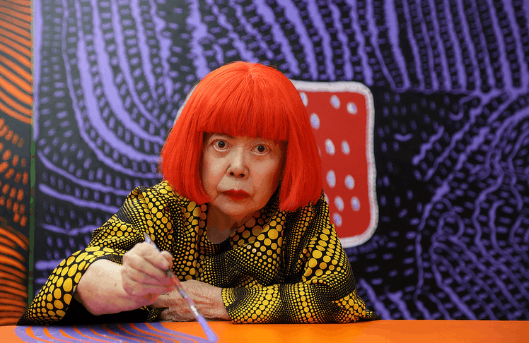 Die japanische Künstlerin Yayoi Kusuma starb im Alter von 97 Jahren. 