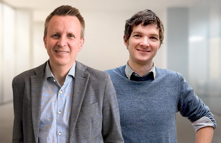 CEO Johannes Dobretsberger (l.) und CSO Moritz Horn von JLP Health.
