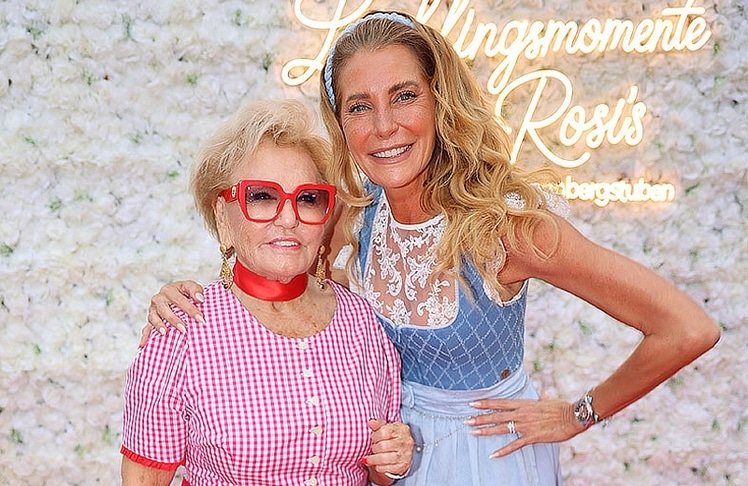 Gastgeberin Rosi Schipflinger (l.) und Giulia Siegel