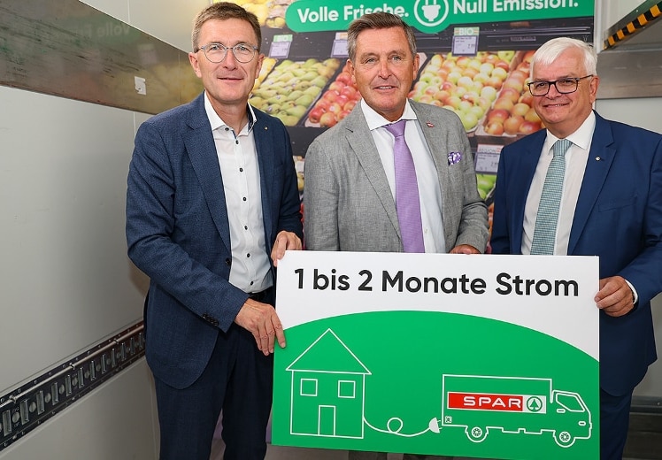 Spar sieht Stromnetz als Engpass für Ausbau seiner E-Lkw-Flotte
