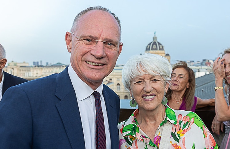 V.l.n.r.: Innenminister Gerhard Karner und ÖPC-Präsidentin Maria Rauch-Kallat.