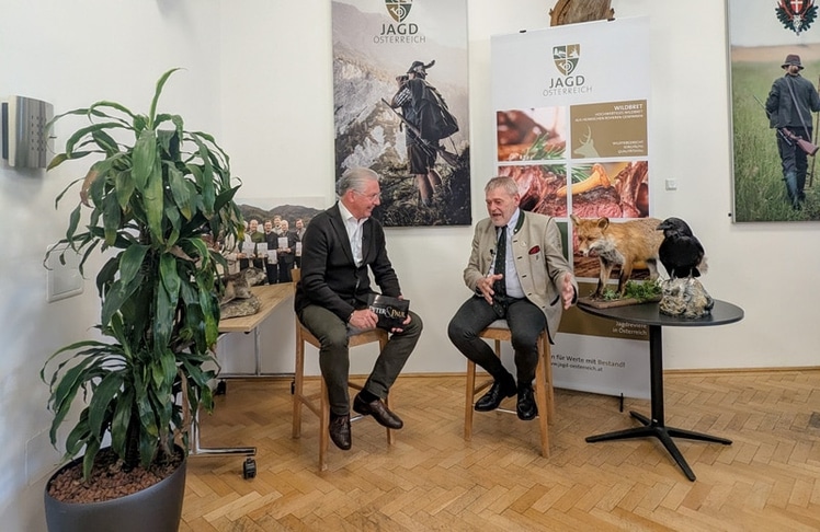 Paul Leitenmüller und Anton Larcher beim Dreh in der Gumpendorfer Straße.