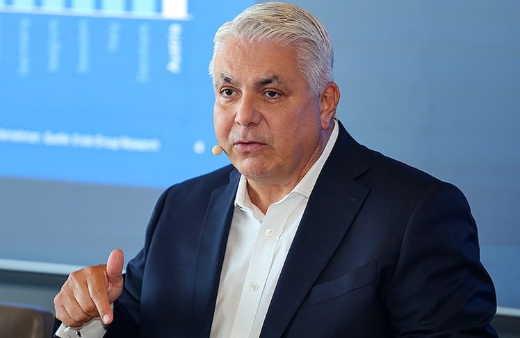 Erste Group-CEO Peter Bosek kann sich über Platz eins bei der weltweiten Medienpräsenz von ATX-Unternehmen freuen.