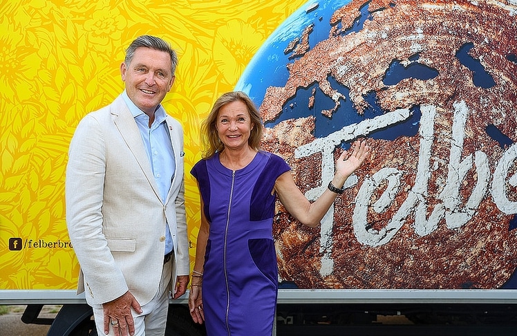 Peter Hanke und Doris Felber beim Bäckereistandort in Wien-Donaustadt
