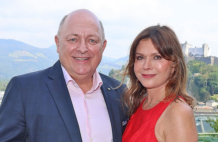 Palfinger-CEO Andreas Klauser (Palfinger) mit Ehefrau Jolanta