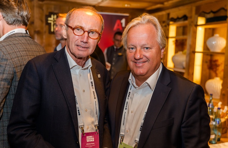 V.l.n.r.: Othmar Karas (Präsident European Forum Alpbach) und Harald Kräuter (Direktor für Technik und Digitalisierung ORF).