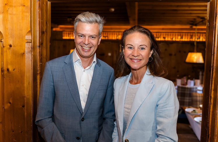 Thomas Arnoldner (Deputy CEO A1 Group) und Patricia Neumann (Vorstandsvorsitzende Siemens AG Österreich).