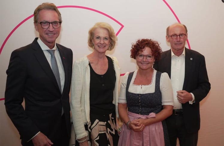 V.l.n.r.: Leonhard Schitter, Christa Waldheim-Karas, Elisabeth Zehetner und Othmar Karas