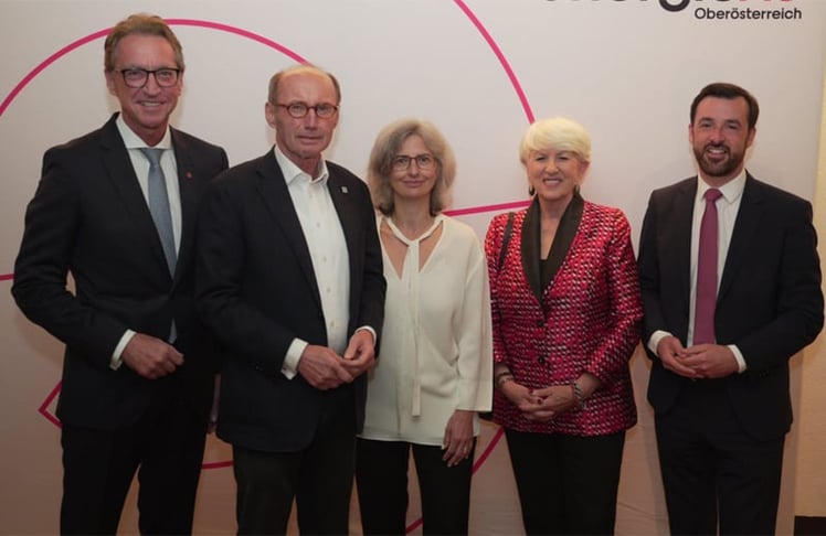 V.l.n.r.: Leonhard Schitter, Othmar Karas, Eva Schinkinger, Maria Rauch-Kallat und Alexander Kirchner