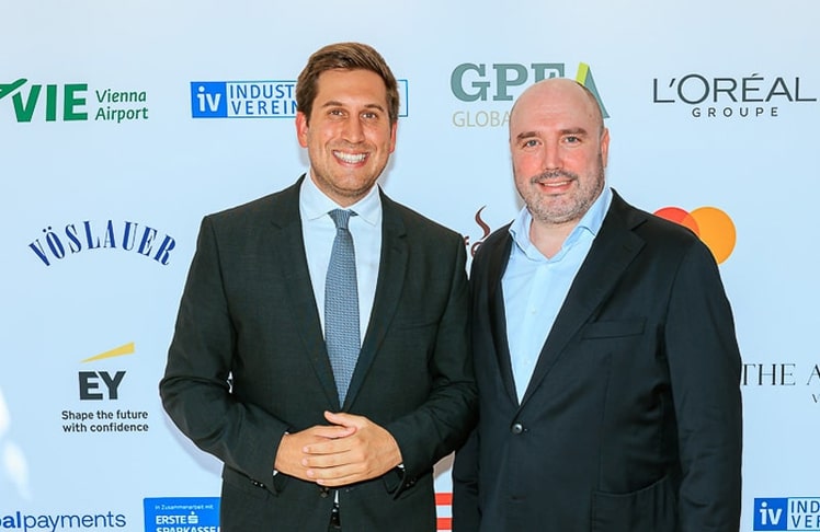 Staatssekretär Alexander Pröll (l.) und GPF-Global-Gründer Aleksandar Gros