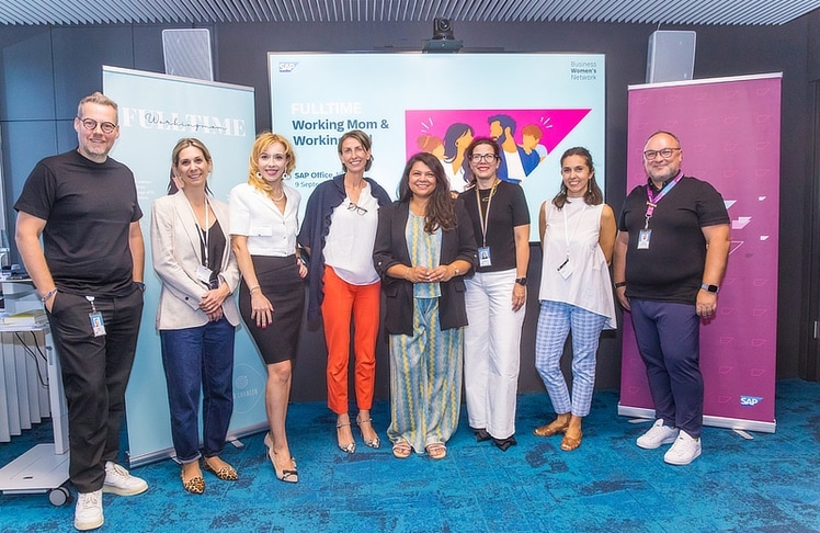 V.l.n.r.: David Hable, Tabea Reicher, Cristina Coconu, Elisabeth Unger-Krenthaller, Nadia Tor, Irene Baldassari, Biljana Schwarz und Horst Valentin.