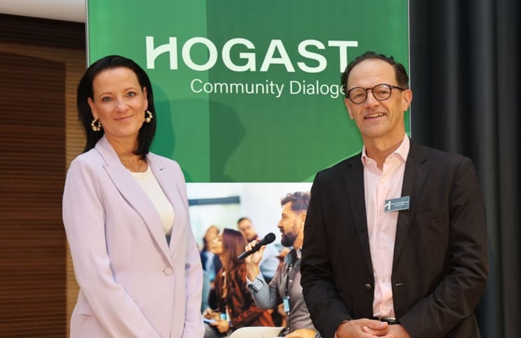 Hogast Vorstandsvorsitzende Allegra Frommer und Kulinarik-Experte Klaus Buttenhauser