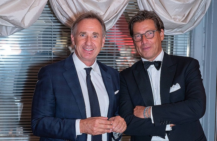 V.l.n.r.: Mario Plachutta (Gastronom/ Plachutta-Restaurants) und Matthias Winkler (Hotel Sacher) 