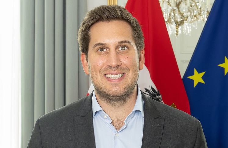 Alexander Pröll (Staatssekretär für Digitalisierung, Verfassung, öffentlichen Dienst, Koordinierung und Kampf Gegen Antisemitismus).