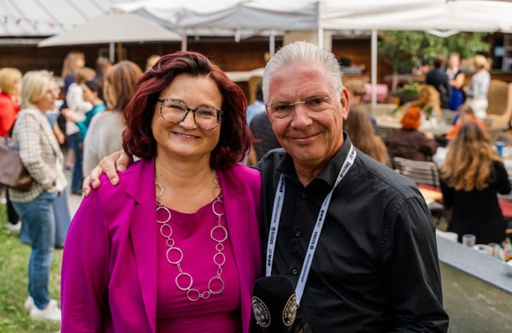 Beatrix Praeceptor und Opinion Leaders Network-CEO Paul Leitenmüller 