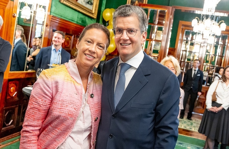 Der Co-Eigentümer der Sacher-Gruppe Georg Gürtler mit seiner Ehefrau Eva 