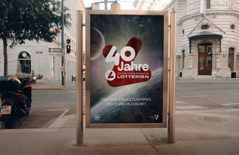 Zum 40. Geburtstag reisen die Österreichischen Lotterien in die Zukunft