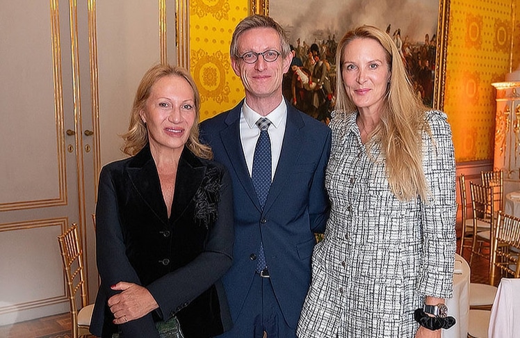 V.l.n.r.: Die Enkelin von Pablo Picasso Diana Widmaier Ruiz-Picasso, Albertina-Generaldirektor Ralph Gleis und "Heute"-Herausgeberin Eva Dichand