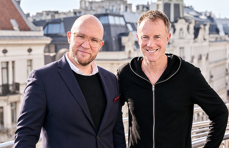 Geschäftsführer Jan Tewes (l.) und Marketingstratege Manfred Gansterer von der Wiener Agentur Grundauf.