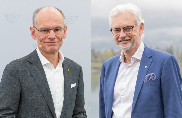 Post-Generaldirektor Walter Oblin (l.) und Verbund-CEO Michael Strugl