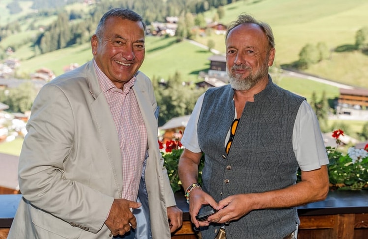Heinz Stiastny (Arrow ECS Austria) und Netzwerker Ralf-Wolfgang Lothert