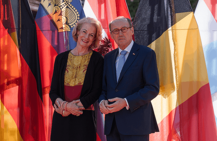 Christa Waldheim-Karas und der Präsident des European Forum Alpbach Othmar Karas 
© A. Rieck/ LEADERSNET