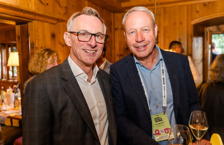 V.l.n.r.: Rudolf Krickl (Territory Senior Partner und CEO, PwC Österreich) und Christoph Götze (Director Sales Europe Central, Frequentis).