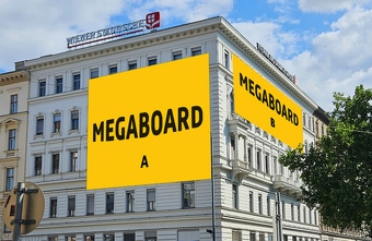 Megaboard erweitert Außenwerbeangebot am Wiener Ring