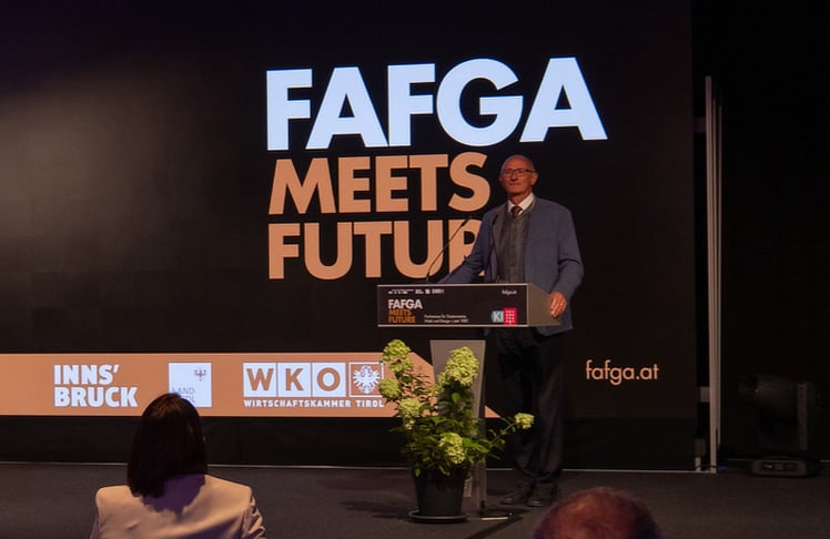 Tirols Landeshauptmann Anton Mattle betonte in seiner Eröffnungsrede die Bedeutung der FAFGA für die Branche und rief dazu auf, offen für Neues zu bleiben und wieder zu investieren.