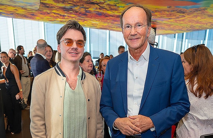 V.l.n.r.: Yury Revich und Ernst Minar.