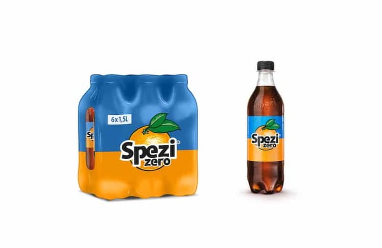 Seit Juli 2026 gibt es Spezi Zero in der 1,5-Liter-PET-Flasche. Nun ist die Zero-Variante auch in der 0,5-Liter-PET-Flasche erhältlich. 