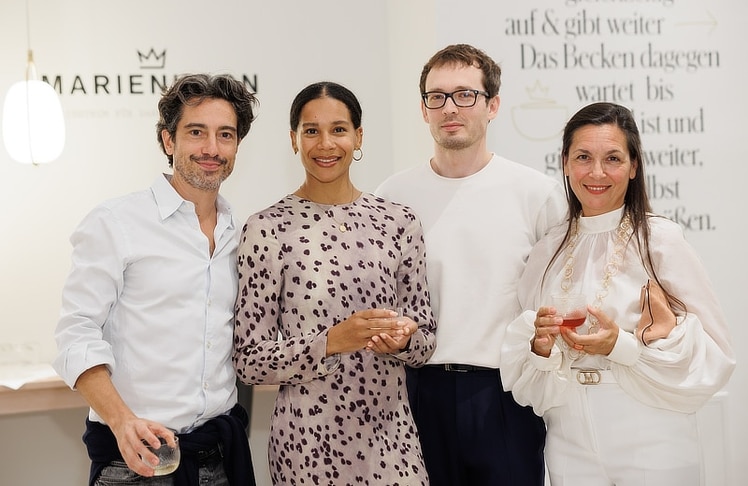 V.l.n.r.: Stefano Bernardin, Rebecca Horner, Andrey Kaydanovskiy und Elke Müller