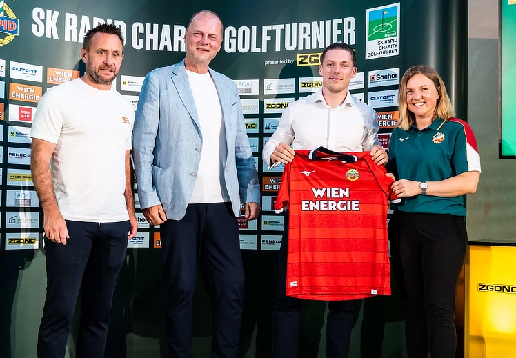 Rapid-Familie schlug beim Charity-Golfturnier für den guten Zweck ab