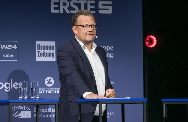 Jürgen Höfer, Publishing Director Horizont bei der Eröffnung der Österreichischen Medientage 