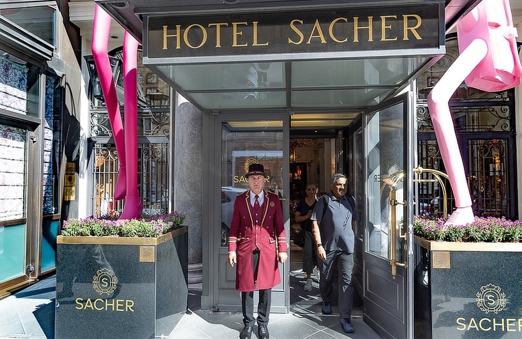 Das Hotel Sacher konnte auch heuer seine drei Michelin Keys halten. 