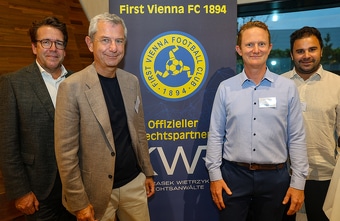 First Vienna FC-Netzwerk traf sich zum Jubiläum an der WU Wien