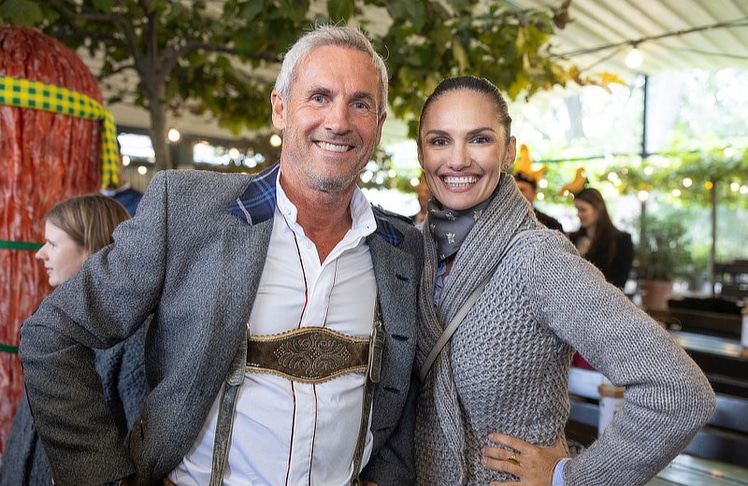 Ex-Fußballtorhüter Michael Konsel und Model Tanja Duhovich.