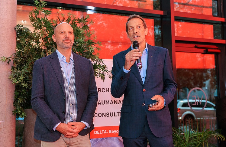 Die Delta-CEOs Wolfgang Gomernik (l.) und Wolfgang Kradischnig.