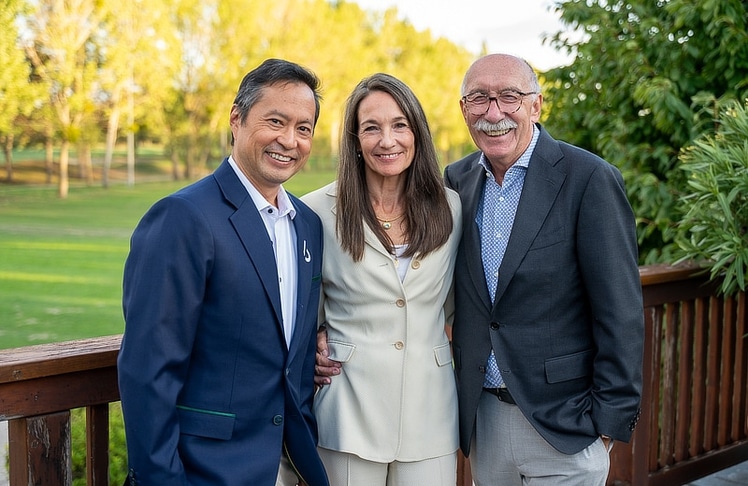 V.l.n.r.: Kwang Min Rhee, Carola Kohler und Roman Kreitner.