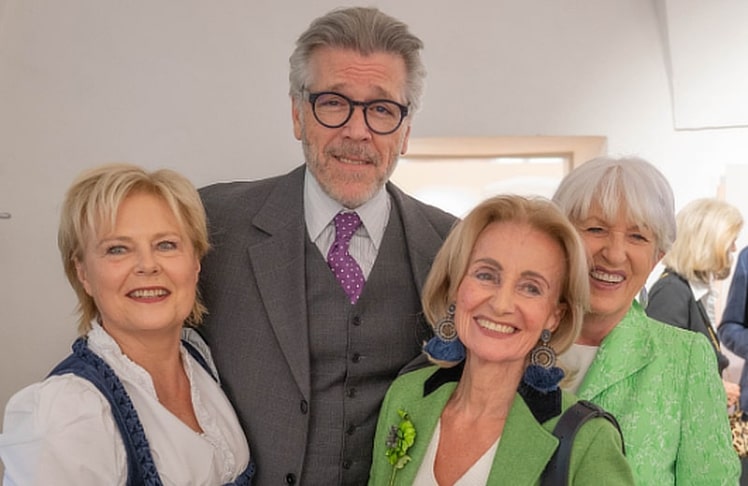 V.l.n.r.:  Ildikó Raimondi, Thomas Hampson, Elisabeth Gürtler und Maria Rauch-Kallat 