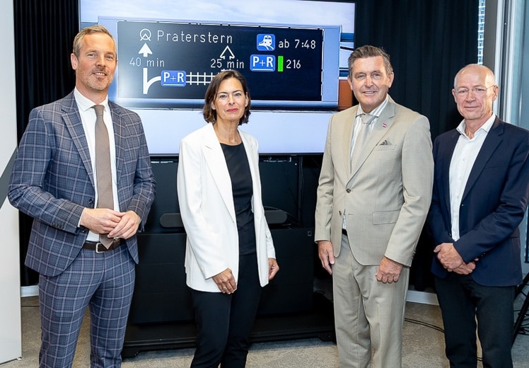 Neue Anzeigen zeigen Autofahrern, ob sie per Zug schneller nach Wien kommen