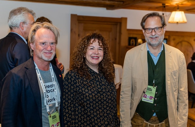 Jörg Spreitzer (GPTW), Anca Eisner-Schwarz und Michael Fazekas (Southeast European Cooperative Initiative)