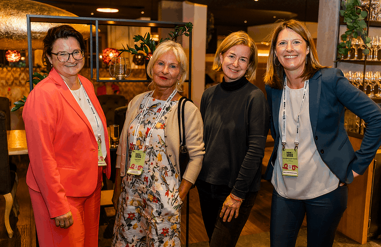 V.l.n.r.: Beatrix Praeceptor (Greiner Packaging), Sabine Aigner (Stanton Chase), Birgit Kraft-Kinz (Kraftkinz) und Patricia Mödlhammer-Prantner (Salzburger Nachrichten).