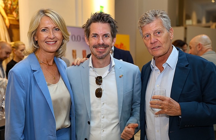V.l.n.r.: Martina Hohenlohe, Thomas Peschta und Karl Hohenlohe