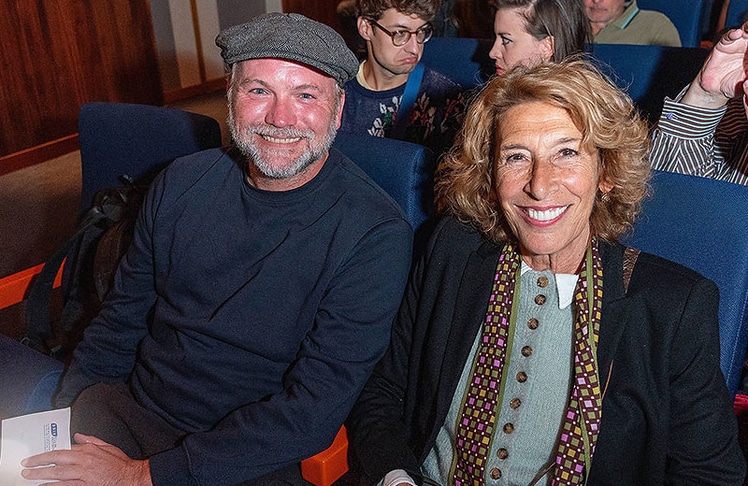 Kabarettist Thomas Stipsits und Schauspielerin Adele Neuhauser.