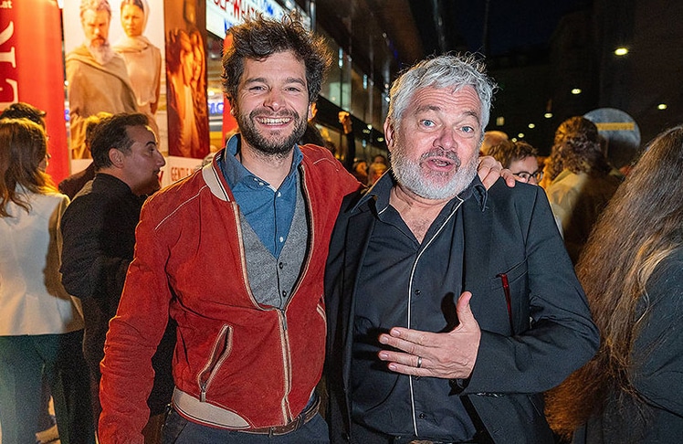 Schauspieler Aaron Karl (l.) und Kabarettist Werner Brix.