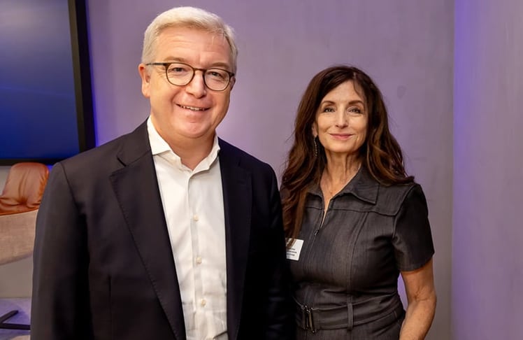 Michael Höllerer und Lydia Goutas (Cornerstone Int. Group)