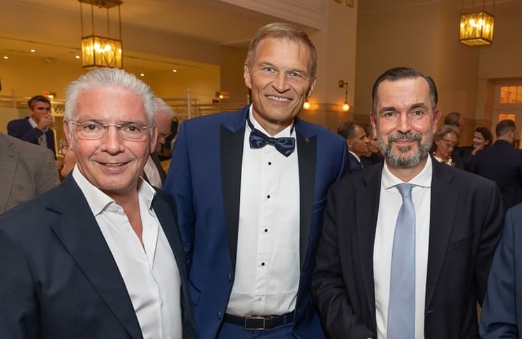 V.l.n.r.: Paul Leitenmüller (Opinion Leaders Network), Harald Brandstätter (Casino Baden) und Clemens Pig (designierter ORF-Generaldirektor)